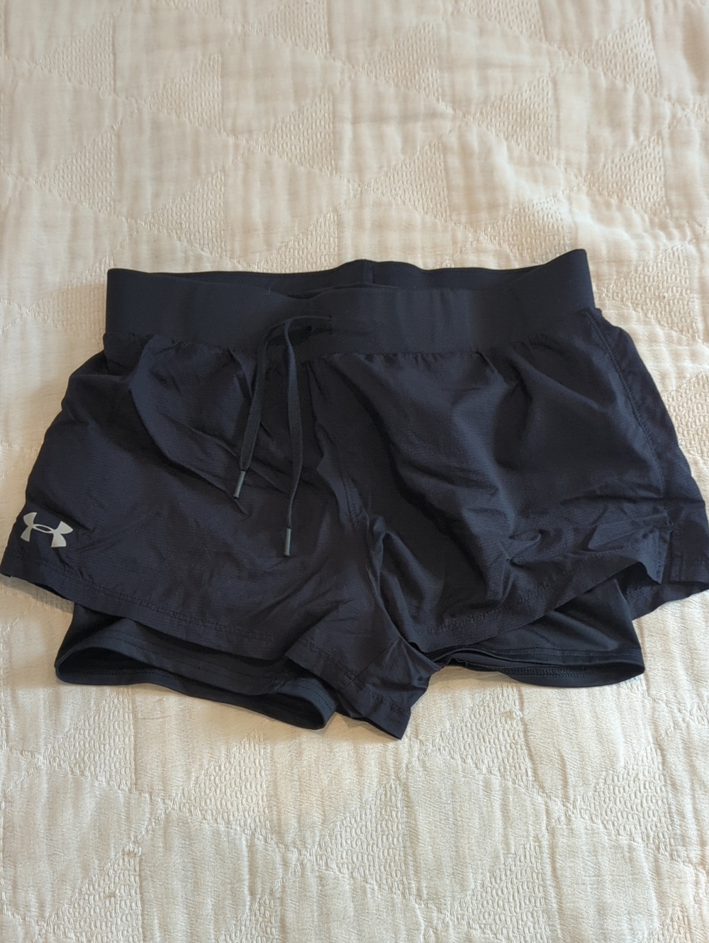 Under Armour Black Double Layered Shorts